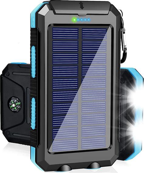 Cargador solar de batería portátil de 38800 mAh cargador rápido doble