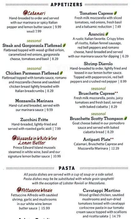 Carrabbas Menu, Menu for Carrabbas, Lakewood, Denver - Urbanspoon/Zomato