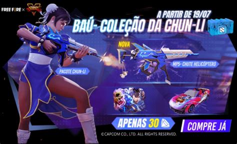 Ba Da Chun Li Chega Ao Free Fire Nesta Segunda Tropa Free Fire