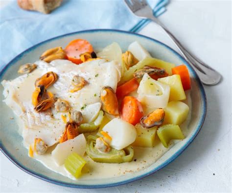 Poisson aux légumes vapeur et coquillages Cookidoo la nostra