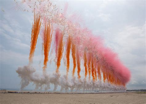 Japans First Daytime Fireworks By Cai Guo Qiang And Saint Laurent