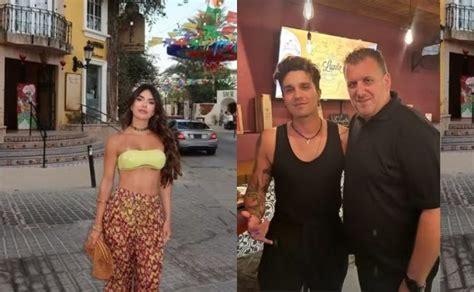 Luan Santana e Jade aparecem em mesmo restaurante no México