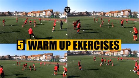 Warm Up Exercises Football Soccer Training Youtube