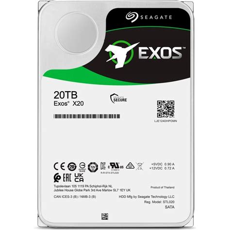 Seagate Exos X20 20 TB Festplatte SAS 12 Gb S 3 5