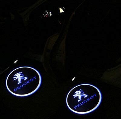 Tuning Mechaniczny Ledprojektor Led Logo Projektor Hd 3D Drzwi Peugeot