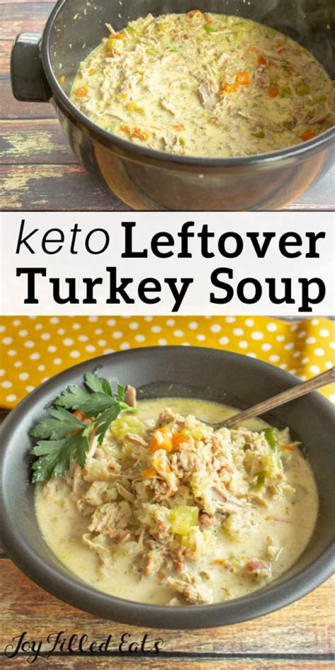 Keto Turkey Soup Low Carb Gluten Free Easy Joy Filled Eats