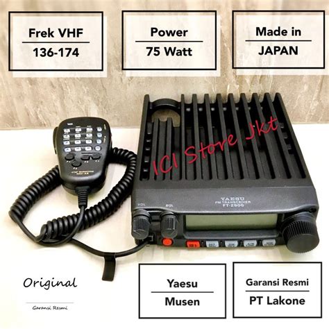 Jual Radio Rig Yaesu FT 2900 Original Garansi Resmi Shopee Indonesia