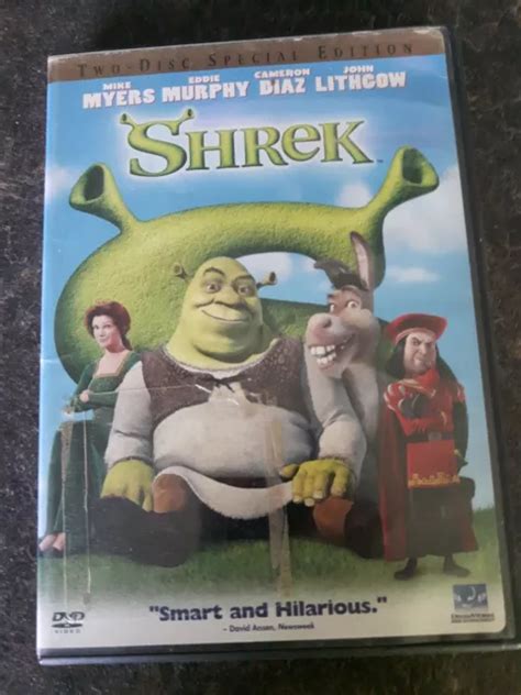 Shrek Two Disc Special Edition Dvd Movie Widescreen Good Condition