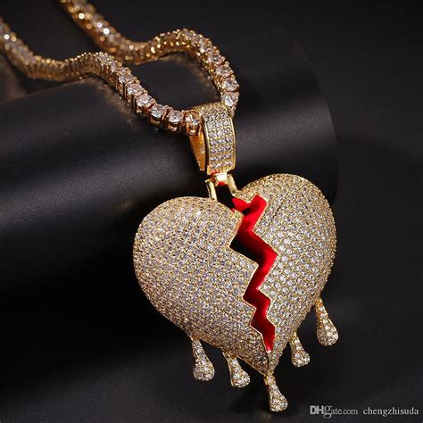 Iced Out Broken Heart Chain HD Phone Wallpaper Pxfuel