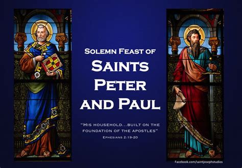 Feast Of Saints Peter And Paul St Peter And Paul St Peter Feast