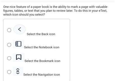 Solved One Nice Feature Of A Paper Book Is The Ability To Chegg