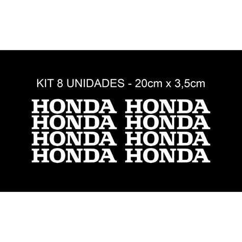 Kit Adesivos Honda Cm X Cm Para Roda Shopee Brasil