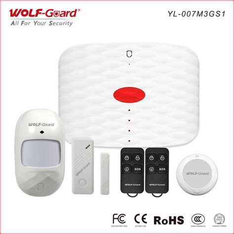 Wolf Guard DIY 3G GSM Wireless Home Alarm Security System SOS IOS