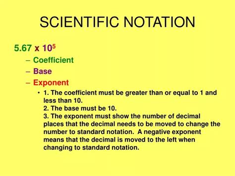 Ppt Scientific Notation Powerpoint Presentation Free Download Id 6309607