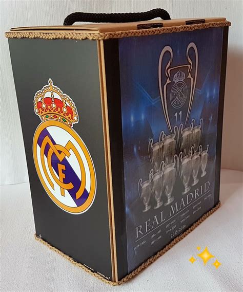 Caja Del Real Madrid Personalizada Hecho A Mano Cristiano Ronaldo