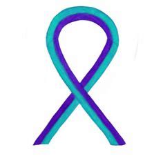 180 Purple and Teal Awareness Ribbon Meaning and Gifts ideas in 2021 ...