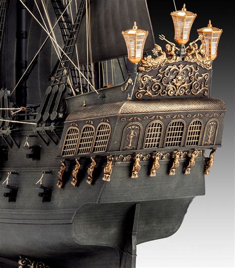 Black Pearl Pirate Ship Model Kit At Mighty Ape NZ