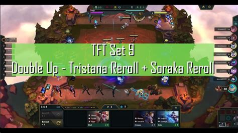 Tft Set Double Up Soraka Tristana Reroll Dominating Youtube