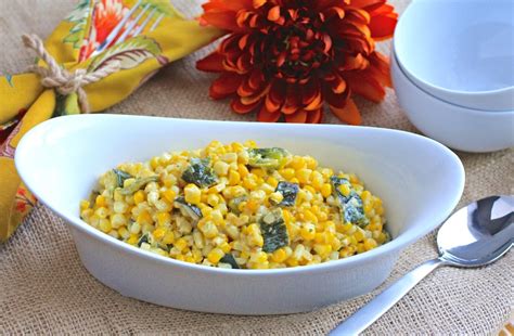 Roasted Poblano Creamed Corn