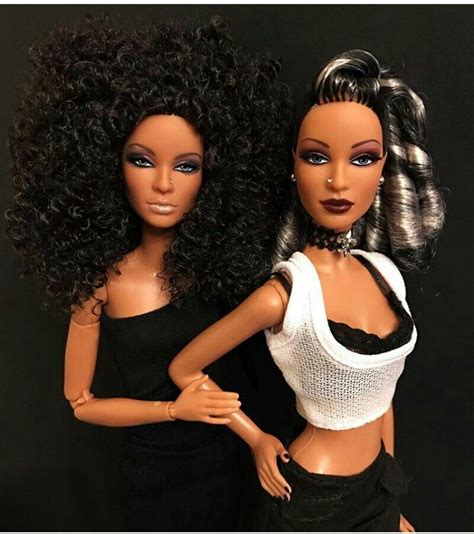 Pin By Joetta Nichols On Black Barbie Natural Hair Doll Glamour Dolls Beautiful Barbie Dolls