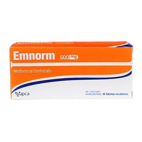 Emnorm Metformina Mg X Tabletas Ipca Farmadon La Farmacia De