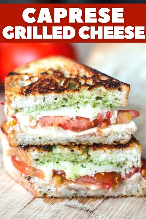 Caprese Grilled Cheese • Domestic Superhero