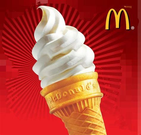 Mc Donalds Vanilla Cone Mcdonalds Ice Cream Ice Cream Calories