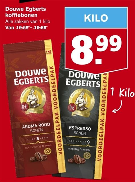 Douwe Egberts Koffiebonen 1 Kilo Aanbieding Bij Hoogvliet