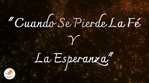 SERVICIO VIERNES EN VIVO Tema Cuando Se Pierde La Fé Y La