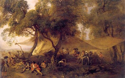 Oil Painting Replica Respite From War 1713 By Jean Antoine Watteau