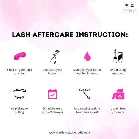 Pin By Sl On Lashes Eyelash Extensions Aftercare Eyelash Extensions