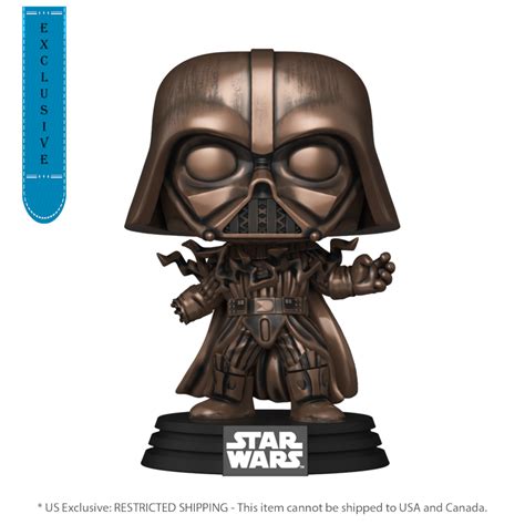 Star Wars Darkside Darth Vader US Exclusive Metallic Pop Vinyl RS