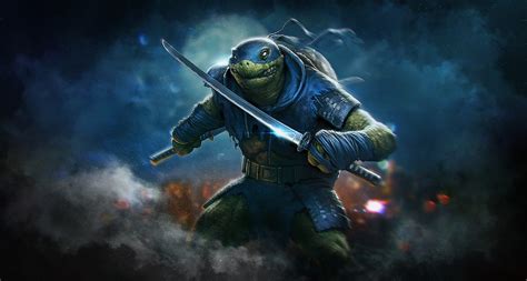 Artwork Teenage Mutant Ninja Turtles Fantasy Art Warrior Hd Wallpaper Rare Gallery