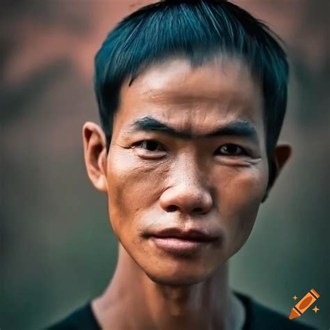 Detailed Portrait Of A Vietnamese Man On Craiyon