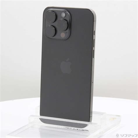 【中古】iphone15 Pro Max 256gb ブラックチタニウム Mu6p3j／a Simフリー 2133054102845