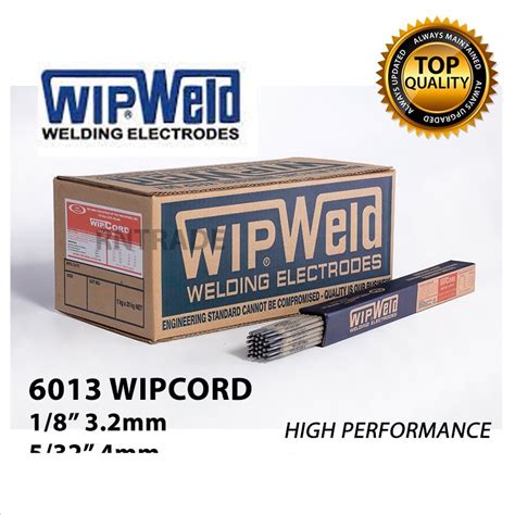 Wipcord Wipweld Welding Rod 6013 18 Inch 32mm 6013 532 Inch 4mm Sold Per 1 Kilo Shopee