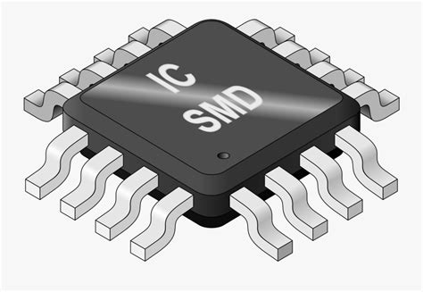 Transparent Integrated Circuit Clipart Surface Mount Technology Png