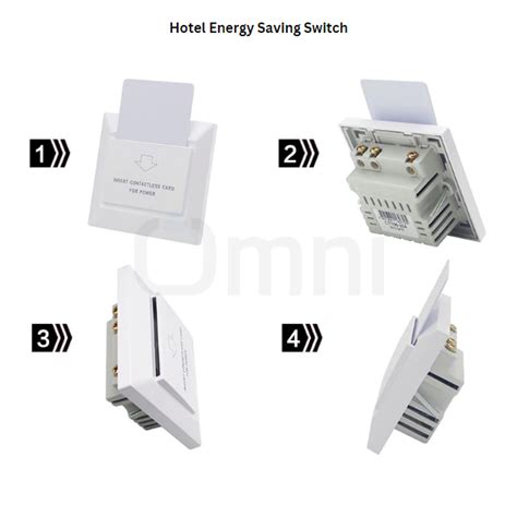 Hotel Key Card Power Switch RFID Hotel Energy Saving Switch