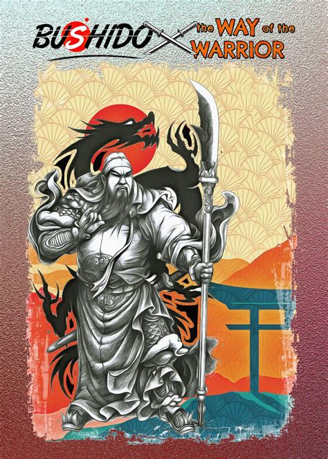 Samurai Ninja Warrior Poster Picture Metal Print Paint By John