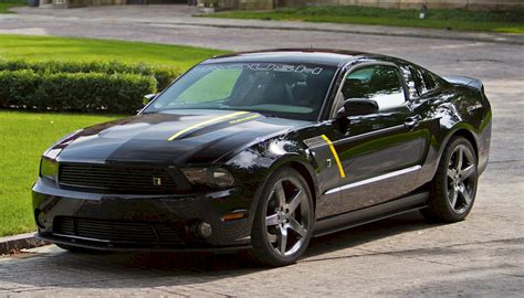 Black 2012 Roush Stage 3 Hyper Series Ford Mustang Coupe