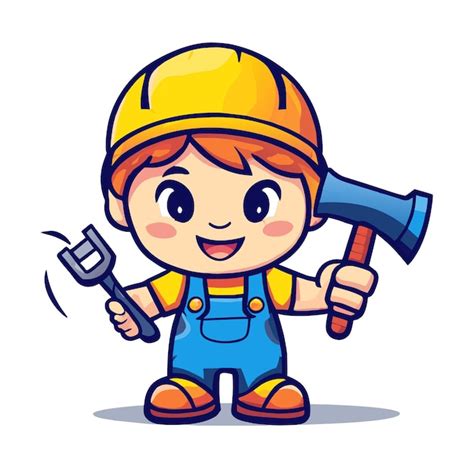 Premium Vector | Animated Building Excitement Little Construction ...