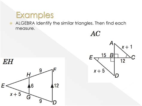 Identifying Similar Figures Worksheet