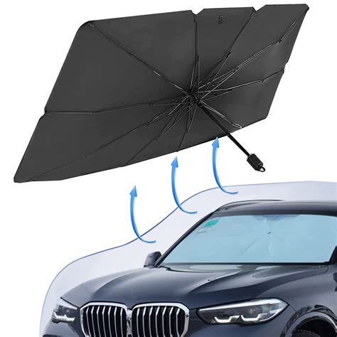 Car Windshield Sun Shade Umbrella Foldable Car Umbrella Sunshade Cover