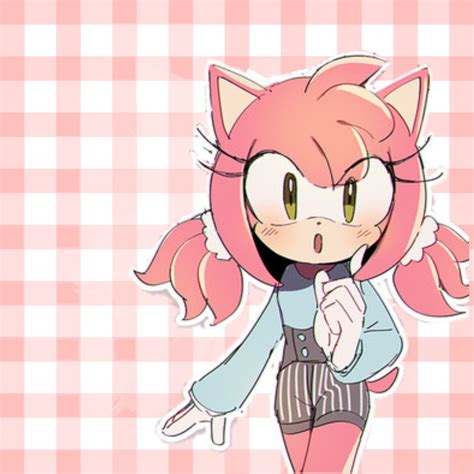 Pigtail Amy Rose Amy Rose Shadow And Amy Amy The Hedgehog