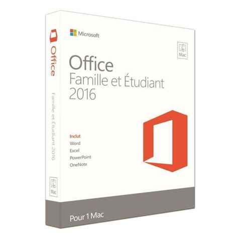 Office Mac Famille Et Etudiant Mac Cdiscount Informatique