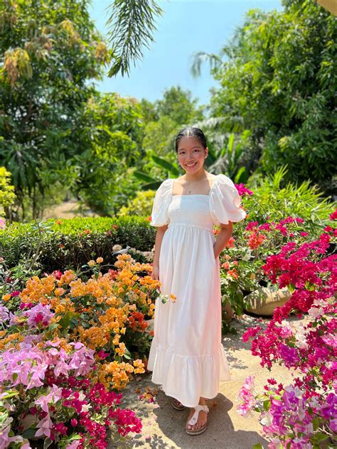 Florence Dress In White With Lining Wanhiyan Clothing