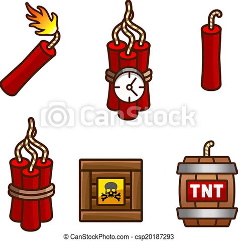 Tnt And Dynamite Set Set With Tnt Explosive Detonator And Dynamite