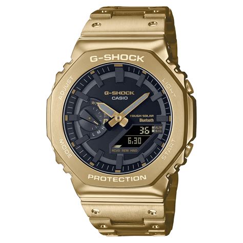 G Shock Analog Digital Full Metal Gold Ion Mens Watch Gmb2100gd 9a