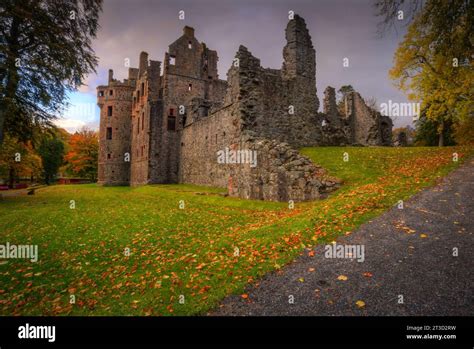 Huntly Castle Aberdeenshire Scotland Stock Photo Alamy