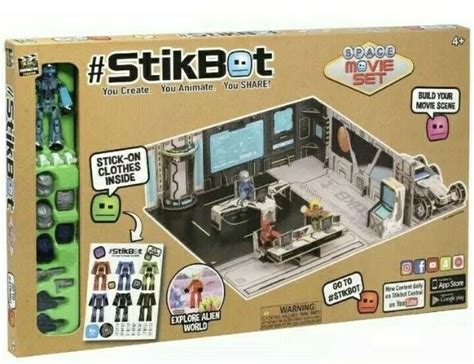 Stikbot Space Movie Set Stop Motion Animation Kit Create Animate Share